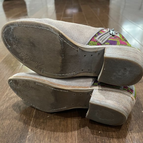 Sam Edelman Putnam Aztec Suede Ankle Booties sz 5 - Picture 9 of 16